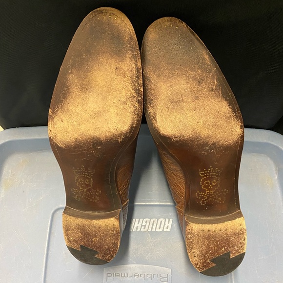 Barker Black Deer Skin Oxford Size 11 - Picture 10 of 13